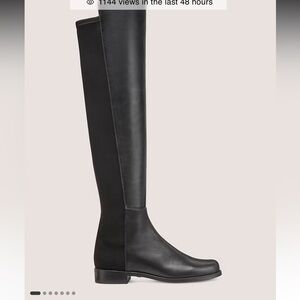 Stuart Weitzman 5050 Boot Black Over-the-Knee Boots